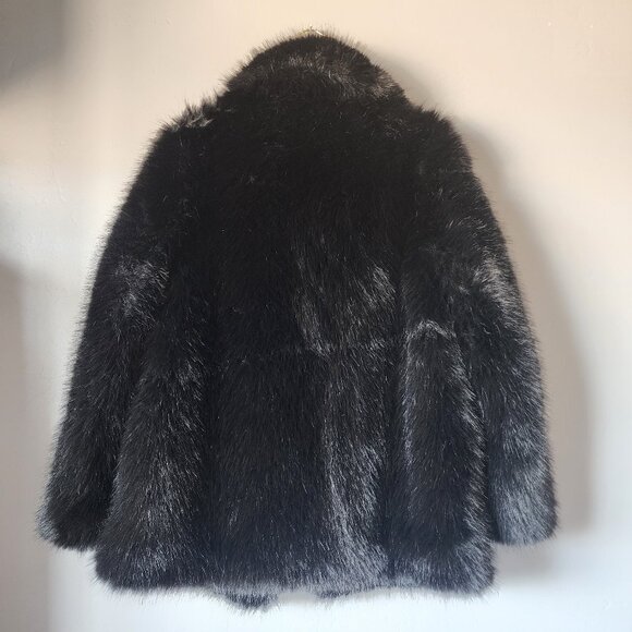 Mango Faux Fur Jacket "NEW" - Picture 4 of 16